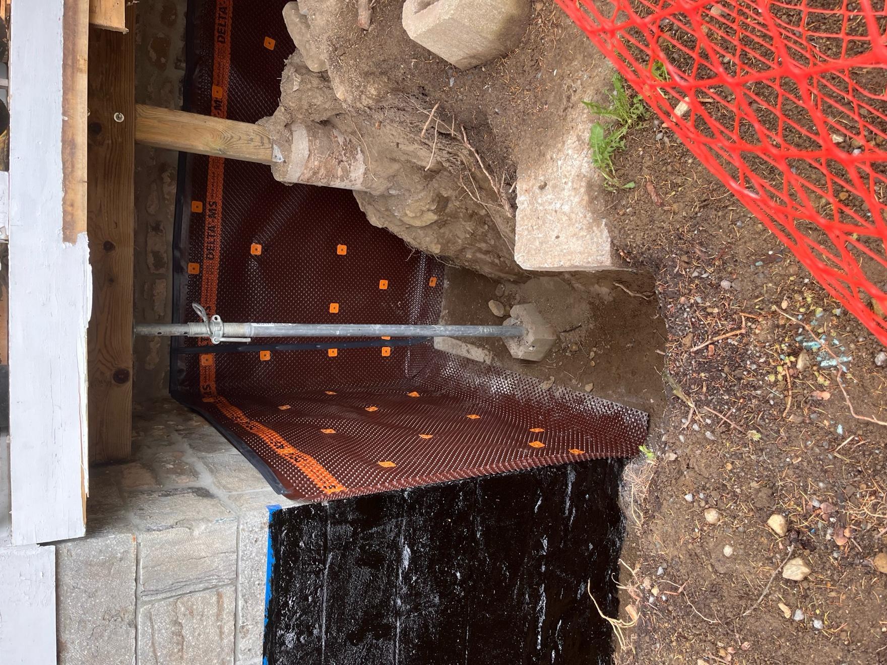 Inspection caméra chantier drain français