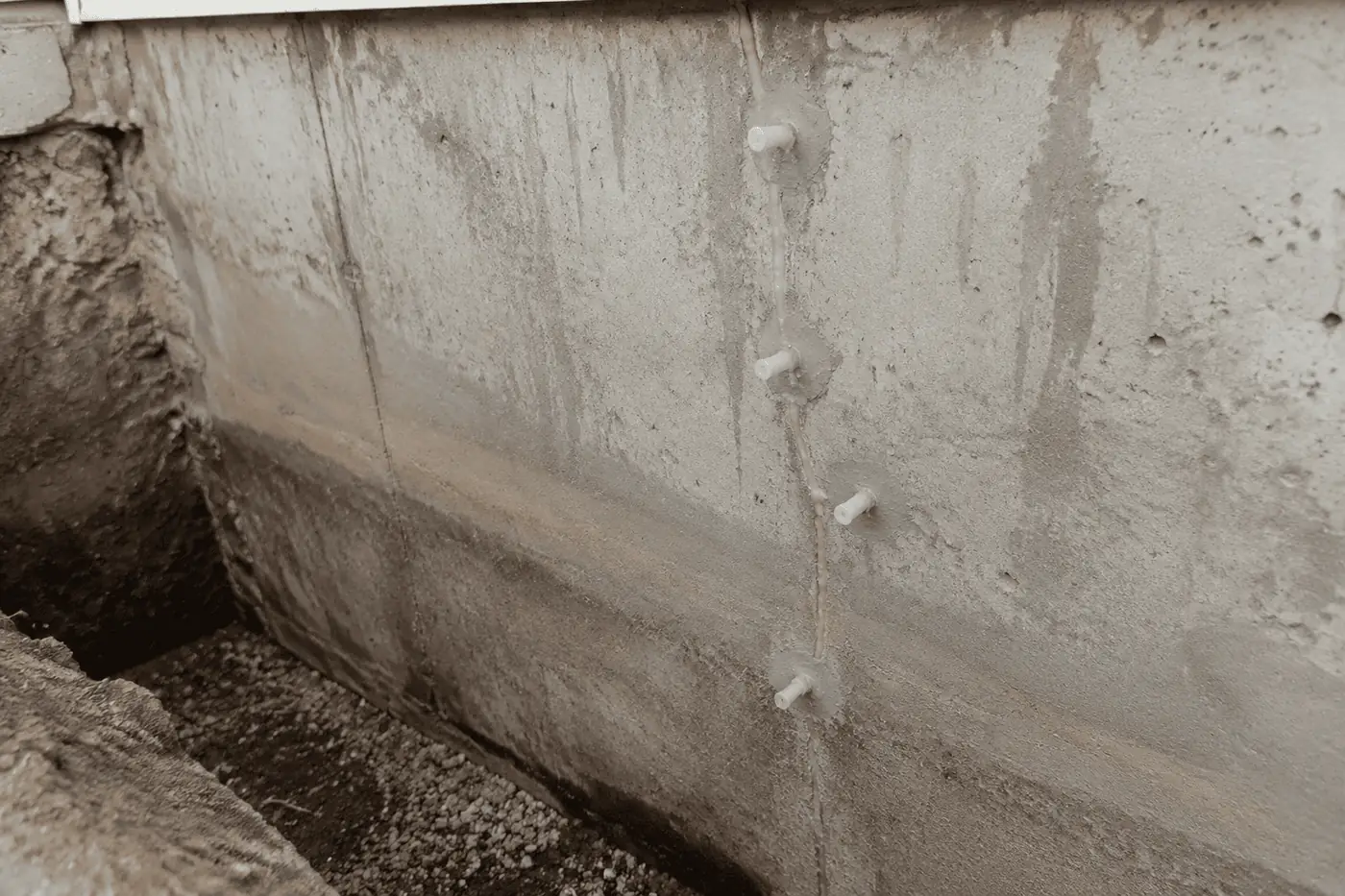 Polyurethane crack repair result